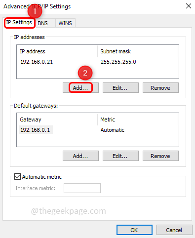 如何在 Windows 10 / 11 上的一张 LAN 卡中分配多个 IP 地址