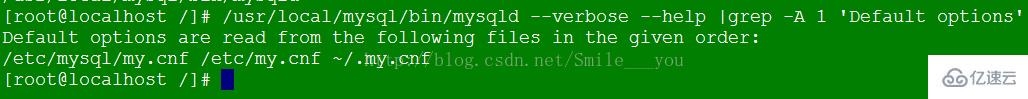 Linux怎麼安裝mysql預設設定檔位置