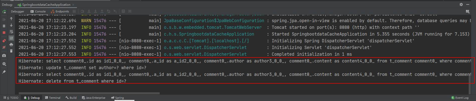 So implementieren Sie die SpringBoot-Integration mit dem Redis-Cache