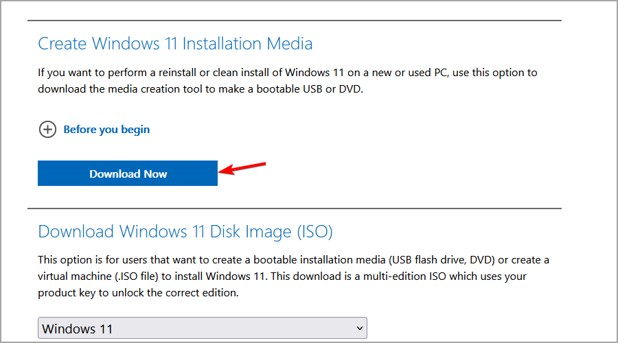 如何为 Windows 11 创建可启动 USB 驱动器