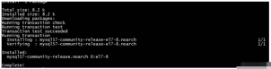 centos7中安装mysql实例分析