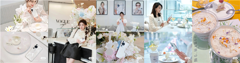 Taking advantage of life scenes to build new product awareness, Huawei teamed up with Xiaohongshu to play with creative marketing of new products