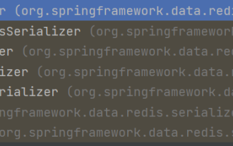 Wie SpringBoot Redis anpasst, um die Cache-Serialisierung zu implementieren