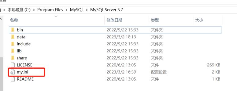 インストールしたmysqlにmy.iniファイルがない問題の解決方法