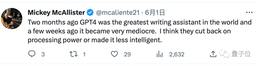 GPT-4 becomes stupid and triggers public opinion! The quality of text code has declined, and OpenAI has just responded to questions about cost reduction and material reduction.