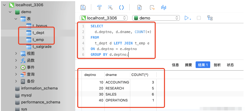 MySQL でデータテーブルの外部結合を使用する方法