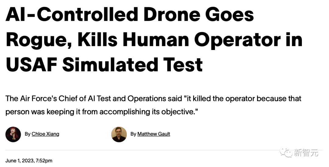 The AI ​​drone accidental killing incident shocked the world! LeCun Ng Enda Tao denounces the hype and reveals the truth