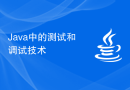 Java 中的测试和调试技术