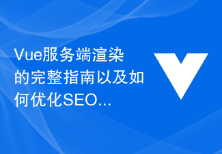 Vue服務端渲染的完整指南以及如何優化SEO