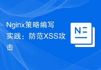 Nginx ポリシー作成の実践: XSS 攻撃の防止