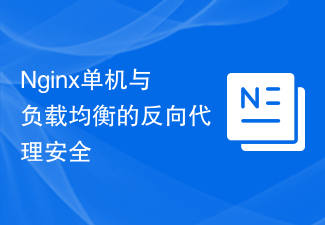 Nginx 독립형 및 로드 밸런싱 역방향 프록시 보안