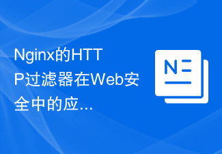 웹 보안에 Nginx HTTP 필터 적용