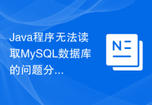 Java程序无法读取MySQL数据库的问题分析