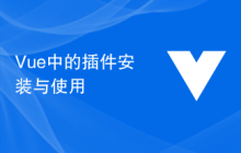 Vue 中的插件安装与使用