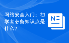 网络安全入门：初学者必备知识点是什么？