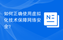如何正确使用虚拟化技术保障网络安全？