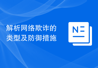 解析网络欺诈的类型及防御措施