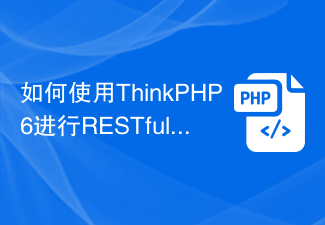 Wie verwende ich ThinkPHP6 für RESTful-API-Tests?