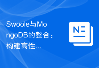 Swoole與MongoDB的整合：建構高效能的文檔資料庫系統