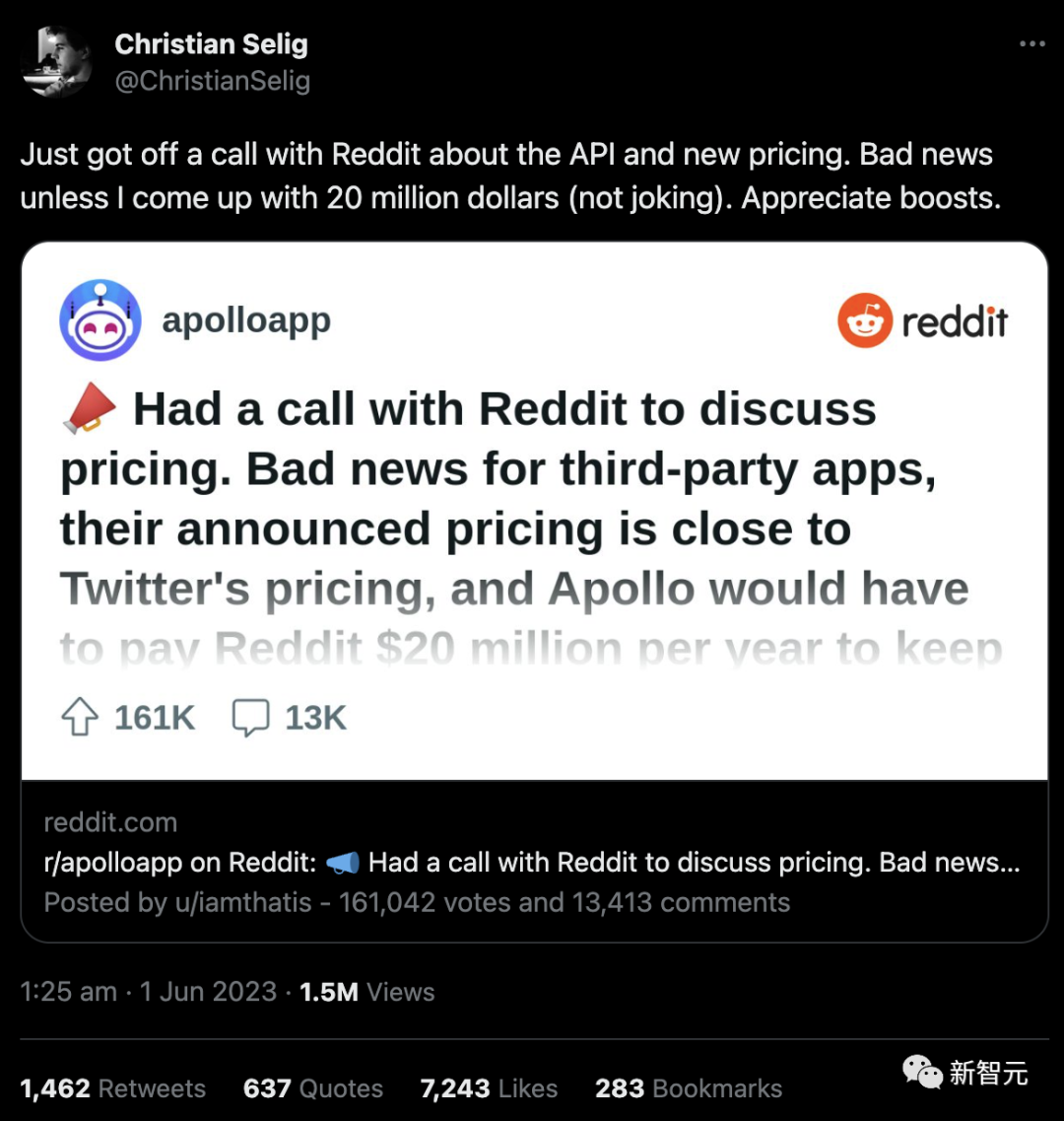 美版贴吧8000小组自爆停摆！拒绝数据被谷歌OpenAI白嫖，CEO被网友骂翻：背刺第三方应用