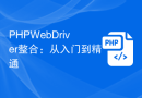 PHP WebDriver整合：从入门到精通