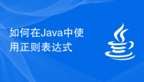 如何在Java中使用正则表达式