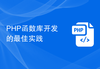 Best practices for PHP function library development