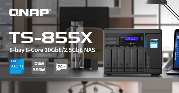 QNAP releases TS-855X: a new generation of NAS product with powerful functions