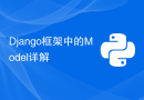 Django框架中的Model详解