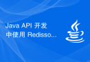Java API 开发中使用 Redisson 进行分布式锁处理