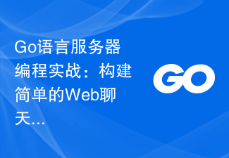 Go语言服务器编程实战：构建简单的Web聊天室