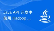 Java API 开发中使用 Hadoop Hbase 进行大数据存储