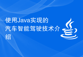 Javaを活用した自動車の知能運転技術の紹介