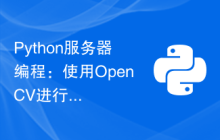 Python服务器编程：使用OpenCV进行计算机视觉