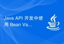 Java API 开发中使用 Bean Validation 进行参数校验