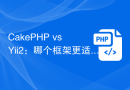 CakePHP vs Yii2：哪个框架更适合开发大型SaaS应用？