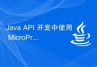 Java API 开发中使用 MicroProfile 进行 JAX-RS 处理