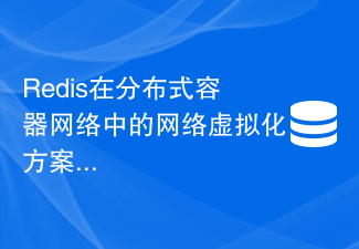 Redis在分散式容器網路中的網路虛擬化方案