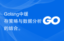 Golang中缓存策略与数据分析的结合。