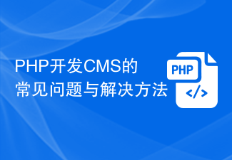 PHP开发CMS的常见问题与解决方法