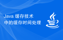 Java 緩存技術中的緩存時間處理