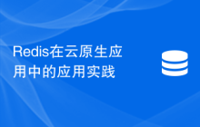Redis在云原生应用中的应用实践
