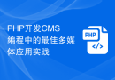 PHP开发CMS编程中的最佳多媒体应用实践