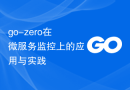 go-zero在微服务监控上的应用与实践