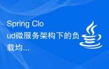 Spring Cloud微服務架構下的負載均衡算法優(yōu)化