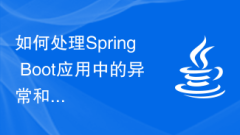 Umgang mit Ausnahmen und Fehlern in Spring Boot-Anwendungen