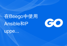 在Beego中使用Ansible和Puppet进行自动化配置和管理