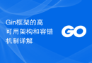 Gin框架的高可用架构和容错机制详解