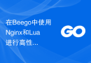 在Beego中使用Nginx和Lua进行高性能Web开发