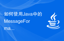 如何使用Java中的MessageFormat函數(shù)進行文本格式化